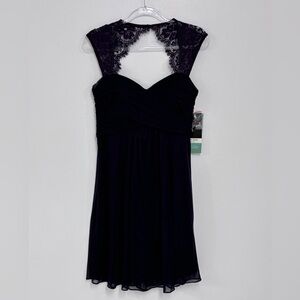 Scarlett Deep Purple Lace Dress - Size 10 -  NEW